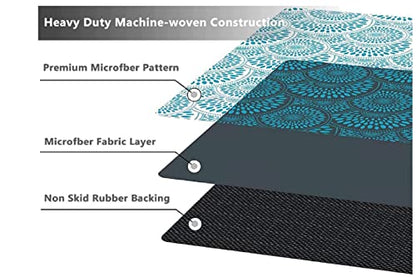 Ultra Soft Floor Carpet, 200cm x 290cm Modern Living Room Carpet Mat For Bedroom Large Area Rug Hallway Kitchen Extra Large Size Short Pile Rug Gray Black Abstract Pattern Rug