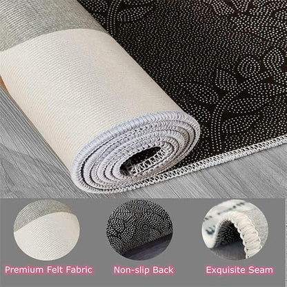 3D Optical Illusion Geometric Area Rug Luxury Non-Slip Carpet for Living Room Bedroom Modern Art Decor Kitchen Machine Washable Carpet Soft (24,120 * 400cm)